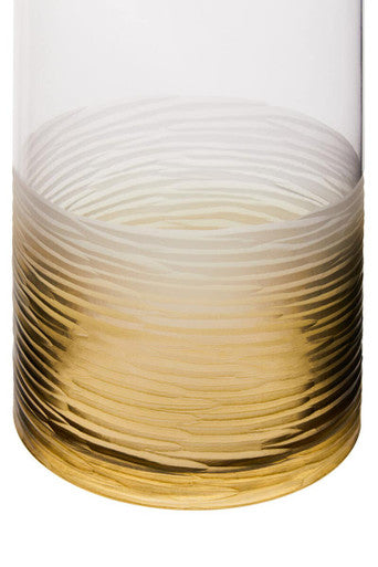 Large Textured  Ombre Glass Vase | Caila