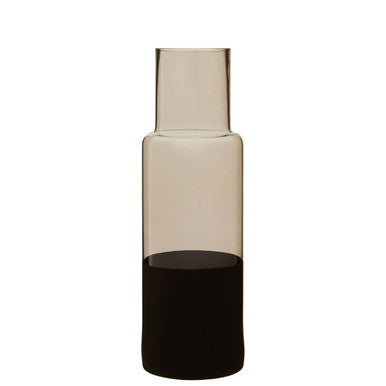 Smoked Glass Bottle Vase | Cova