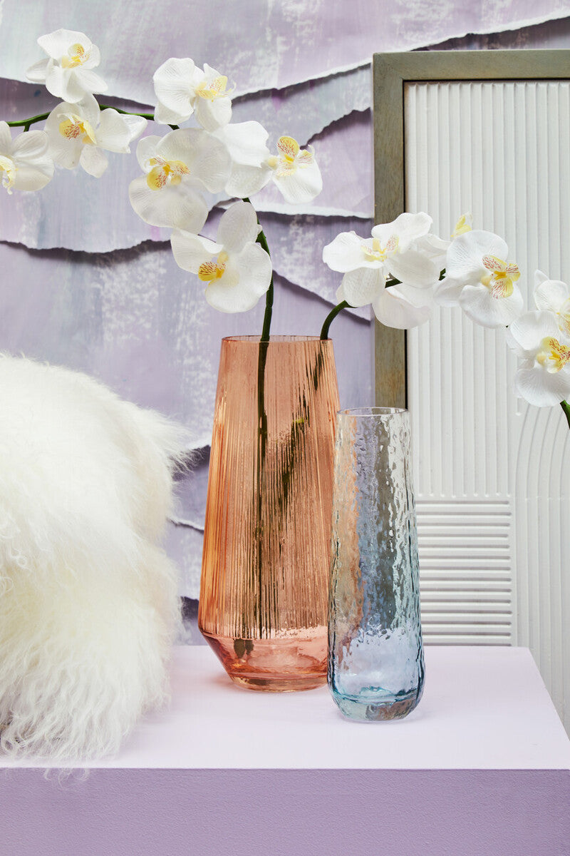 Small Blue Ombre Glass Vase | Brock