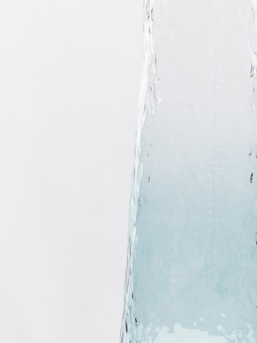 Large Blue Ombre Glass Vase | Brock