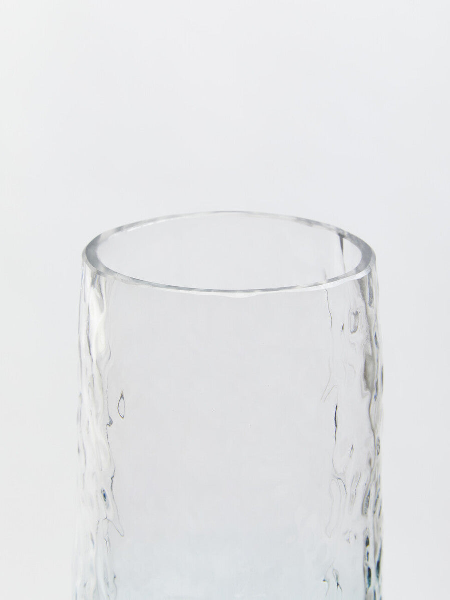 Large Blue Ombre Glass Vase | Brock