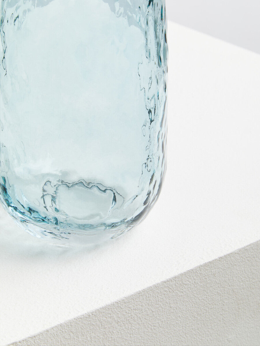 Large Blue Ombre Glass Vase | Brock