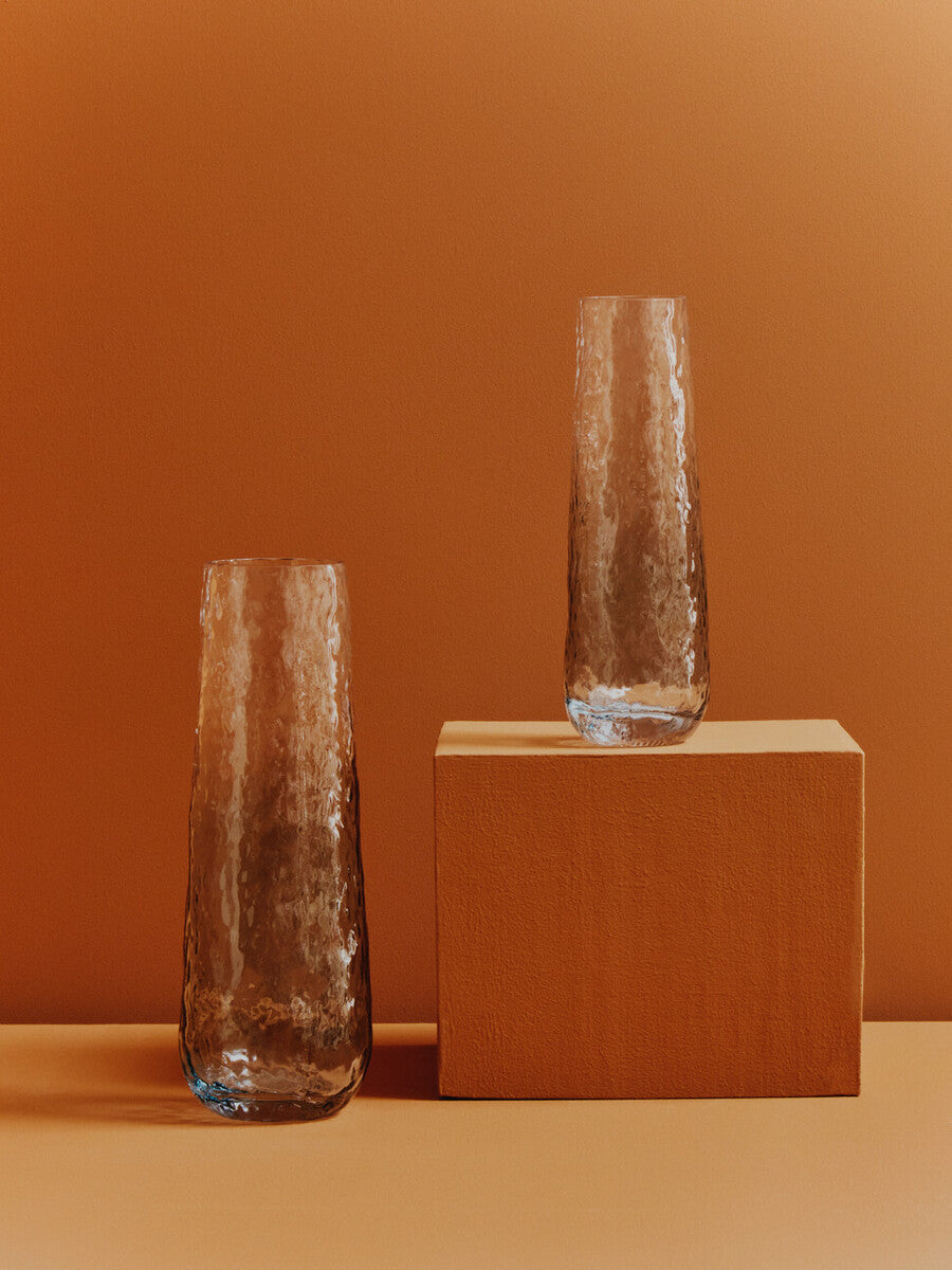 Large Blue Ombre Glass Vase | Brock