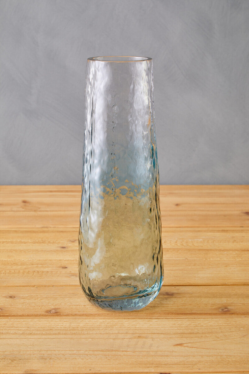 Large Blue Ombre Glass Vase | Brock