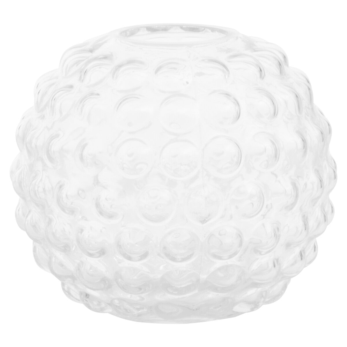 Large Round Clear Glass Vase | Bolla