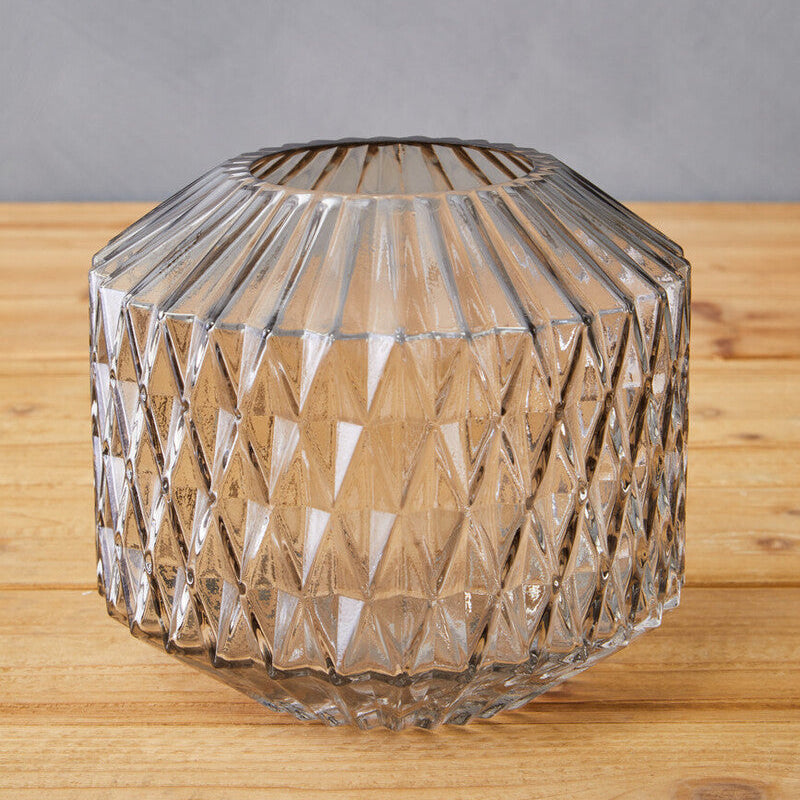 Small Grey Glass Vase | Brice