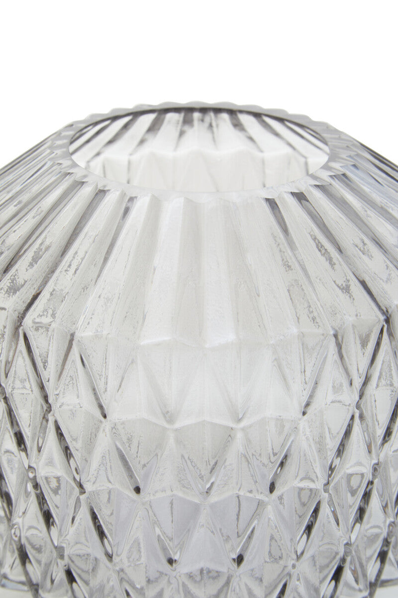 Small Grey Glass Vase | Brice