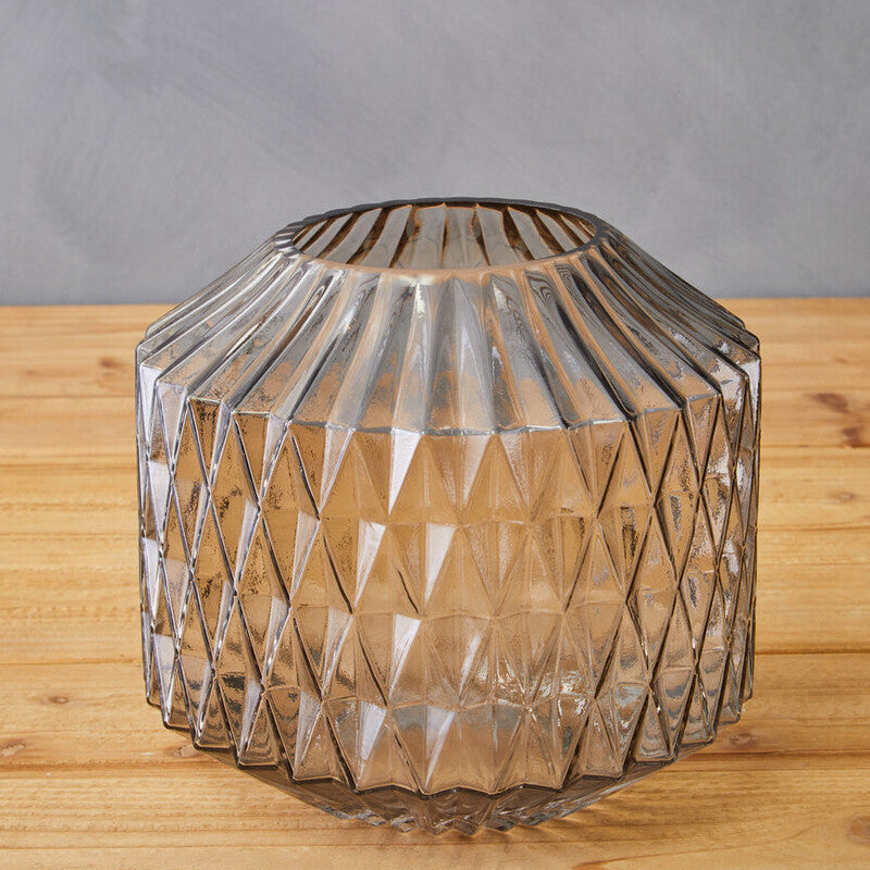 Large Grey Glass Vase | Brice