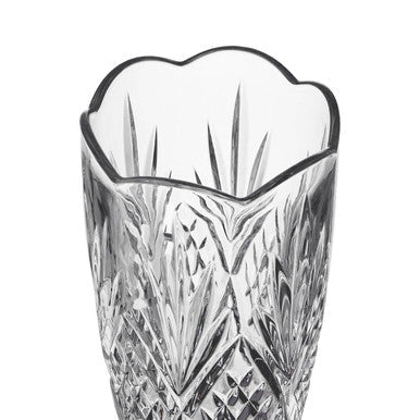 Crystal Scalloped Vase | Beaufort