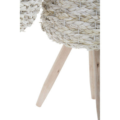 Set of Two White Planters | Lentigo