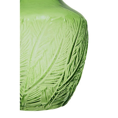 Small Botanical Green Glass Vase | Corie