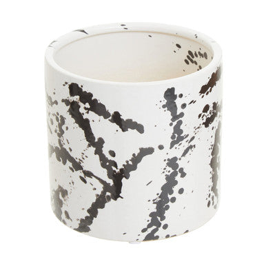 Black and White Small Planter | Sorrell