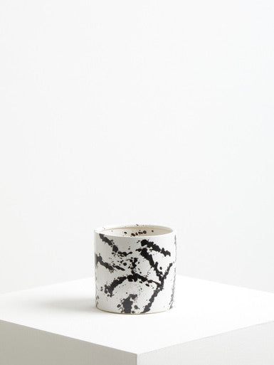 Black and White Small Planter | Sorrell