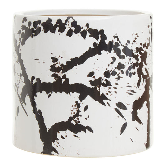 Black and White Large Planter | Sorrell