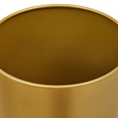Large Gold Finish Floor Planter | Avento