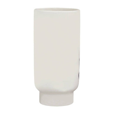 Small Black and White Face Vase | Viso