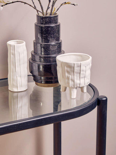White Small Vase | Fara
