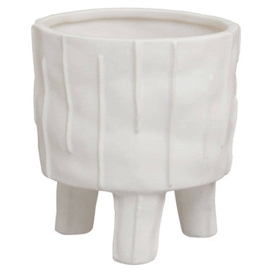 White Small Planter | Fara