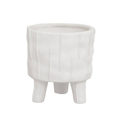White Small Planter | Fara