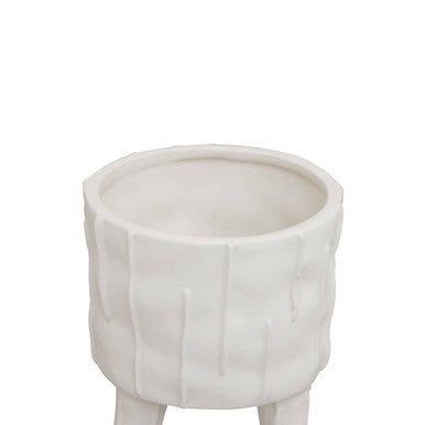 White Small Planter | Fara