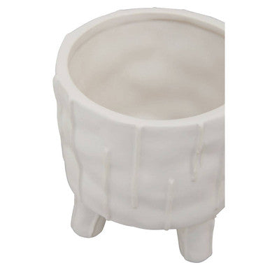 White Small Planter | Fara