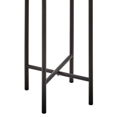 Small Grey and Black Floor Standing Planter | Trosa