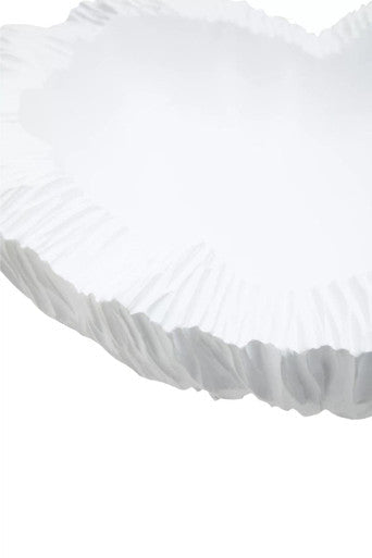Curved Textured White Bowl | Broc