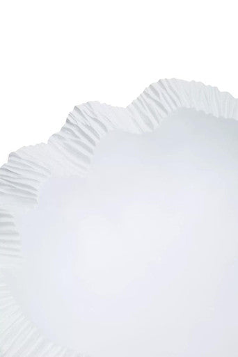 Curved Textured White Bowl | Broc