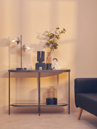 Small Black Sculptured Vase | Broc