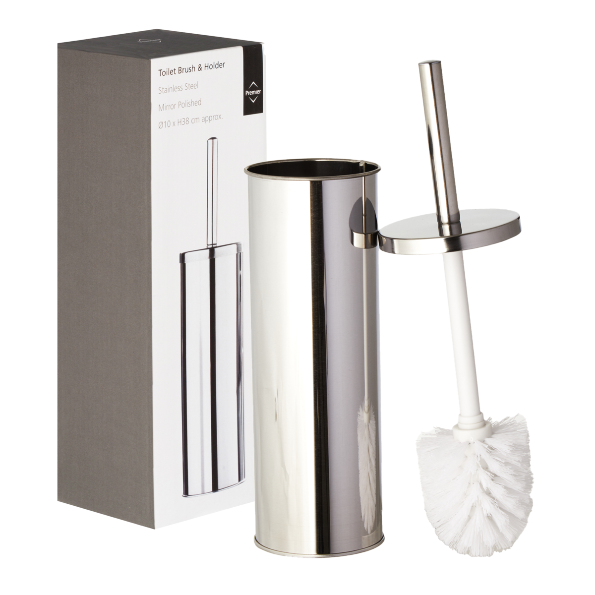 Stainless Steel Toilet Brush with Holder | Indy