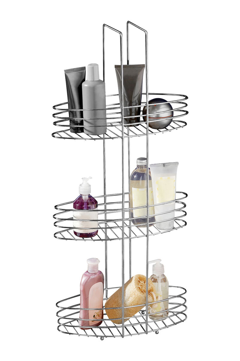 3 Tier Chrome Bathroom Organiser | Dara