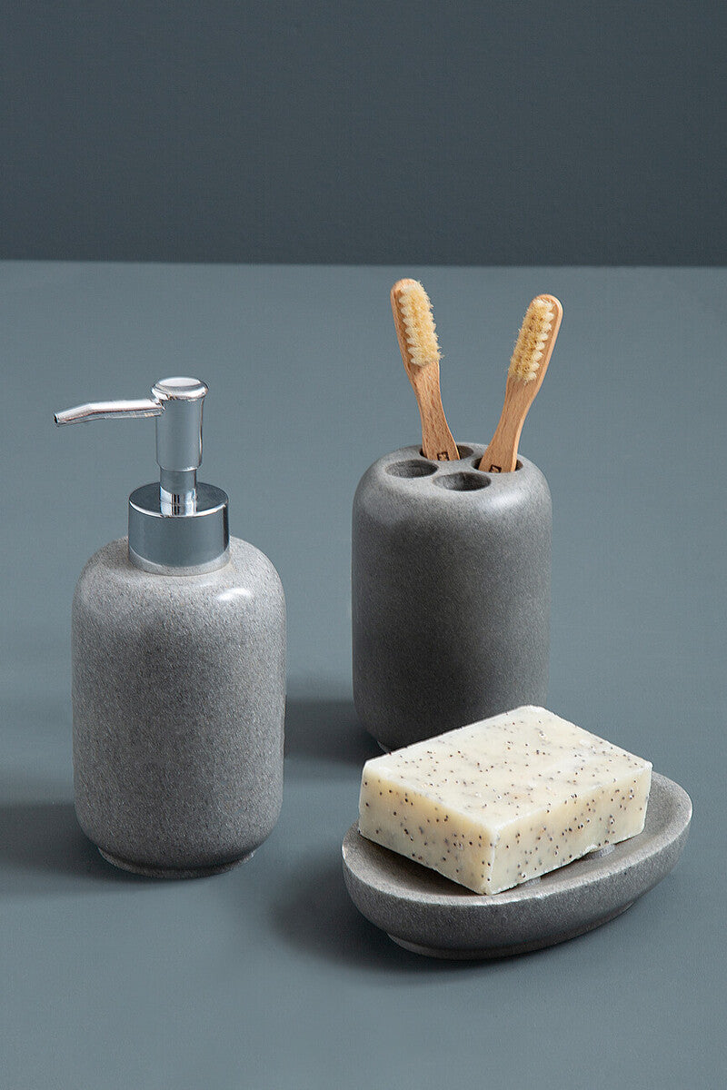 Grey Stone Effect Lotion Dispenser | Canyon