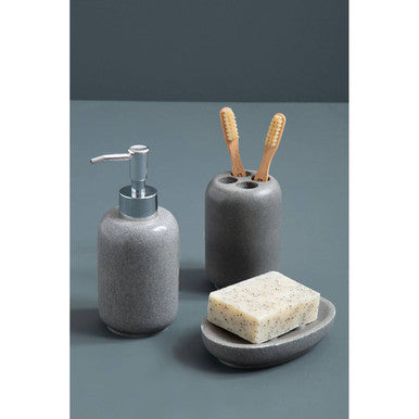 Grey Stone Effect Lotion Dispenser | Canyon