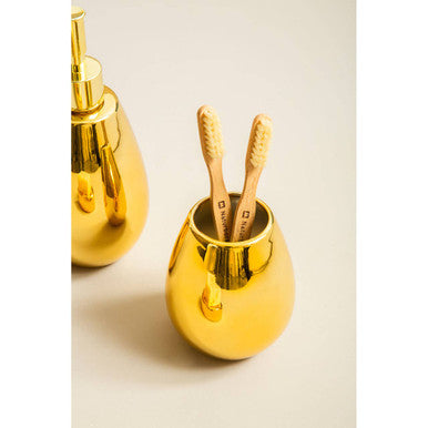 Dolomite Gold 3 Piece Bathroom Set | Magpie