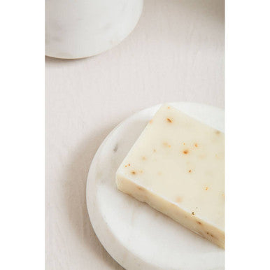 Abaska Off White Marble Bathroom Soap Dish