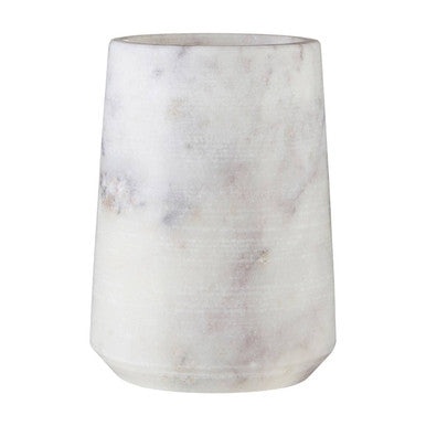 Abaska Off White Marble Bathroom Tumbler
