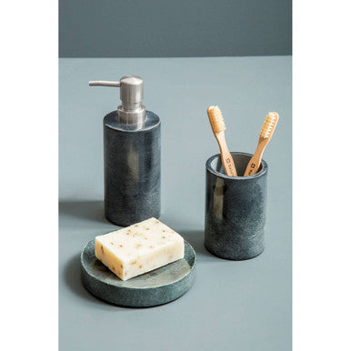 Dark Grey Marble Effect Tumbler | Kamal