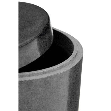 Dark Grey Marble Effect Cotton Jar | Kamal