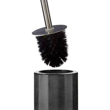 Dark Grey Marble Effect Toilet Brush | Kamal