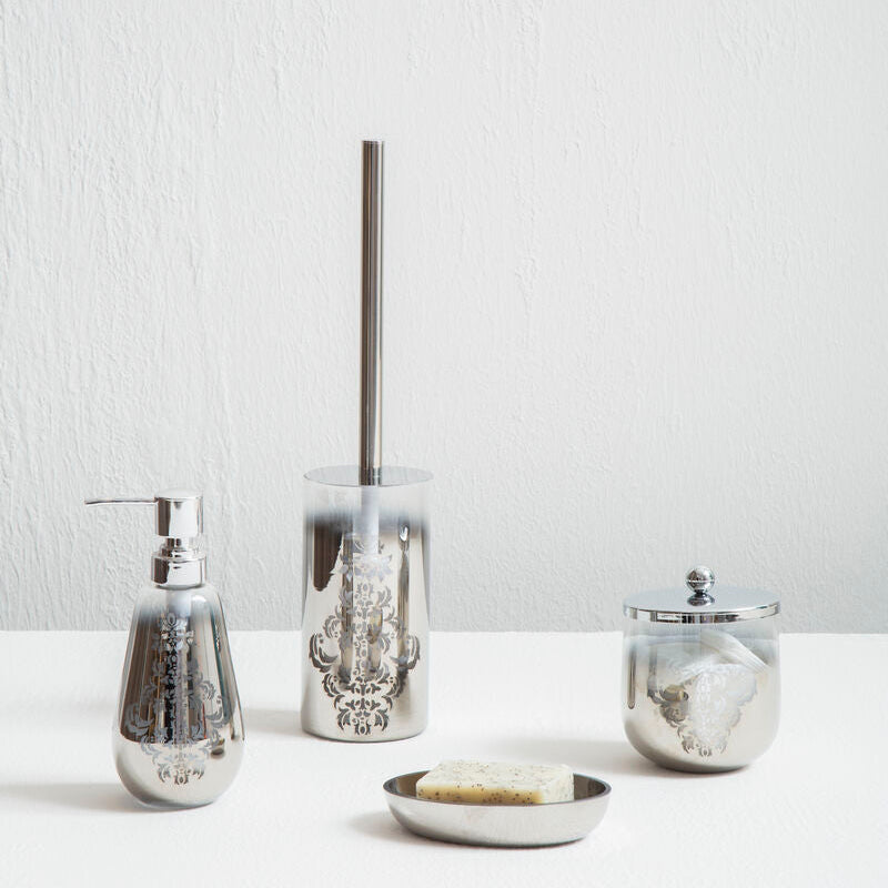 Silver Ombre Cotton Jar | Elissa
