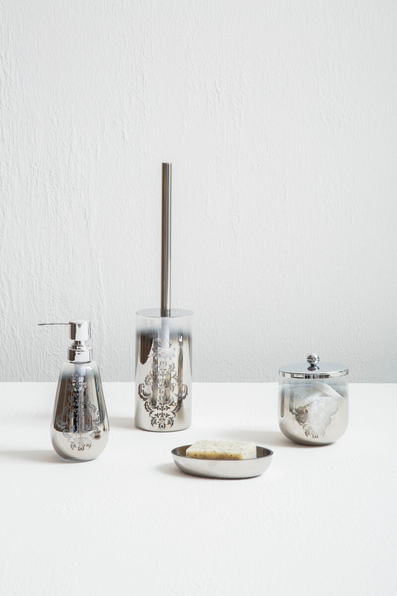 Silver Ombre Cotton Jar | Elissa
