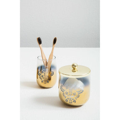 Gold Ombre Cotton Jar | Elissa