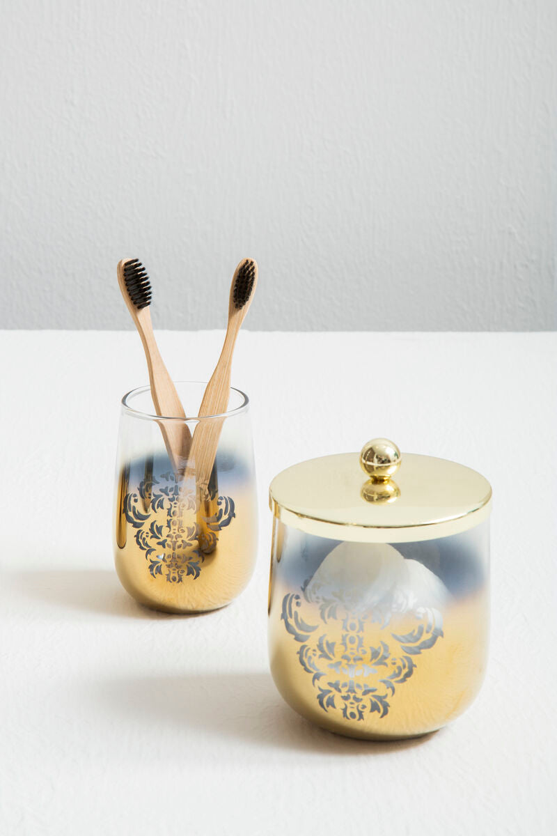 Gold Ombre Cotton Jar | Elissa