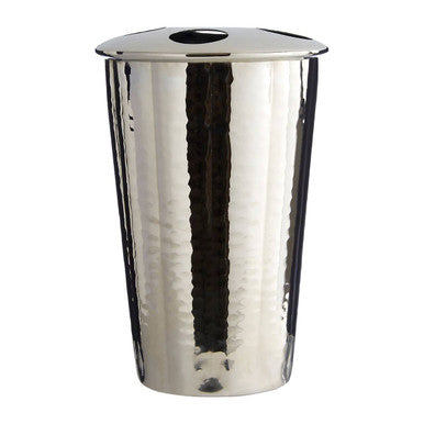 Hammered Bathroom Nickel Finish Toothbrush Holder | Vaco