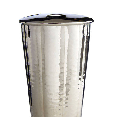 Hammered Bathroom Nickel Finish Toothbrush Holder | Vaco