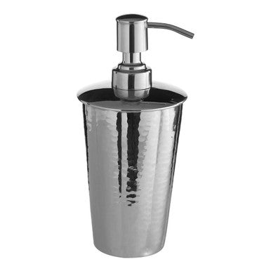 Hammered Bathroom Nickel Finish Lotion Dispenser | Vaco