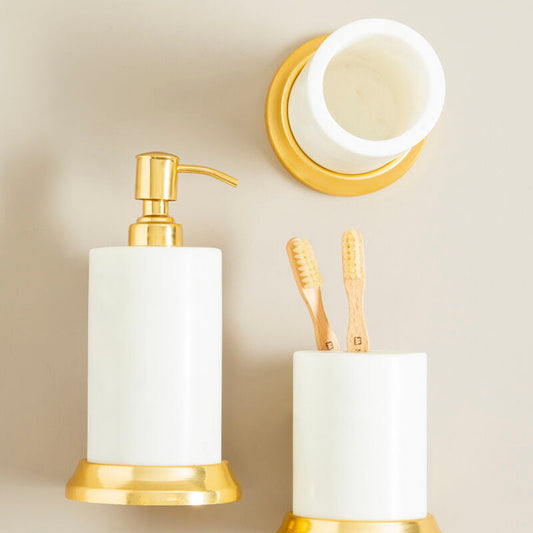 White Marble Tumbler | Mako