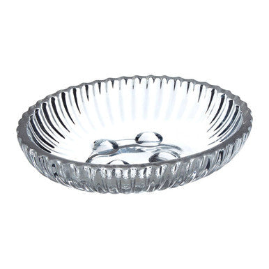 Clear Glass Soap Dish | Ticino Brittany