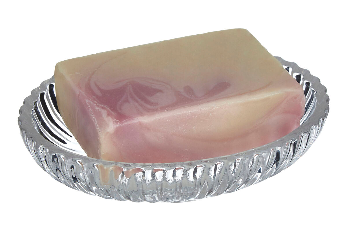 Clear Glass Soap Dish | Ticino Brittany