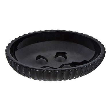 Black Glass Soap Dish | Ticino Brittany